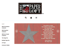 Tablet Screenshot of paperloft.com